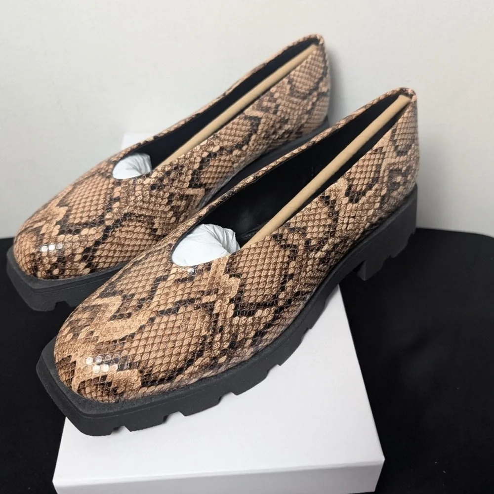 New In Box Katy Perry The Daarling Slip On Loafers Snakeskin Size 11 - Picture 1 of 6